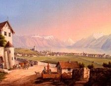 Bleuler Ludwig Vue De Vevey Et De Ses Environs. �������, ������