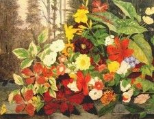 robbins flowers in a wood c1875. �������