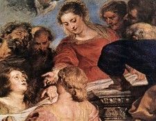 Rubens Assumption of the Virgin 1626 detail2. ,  
