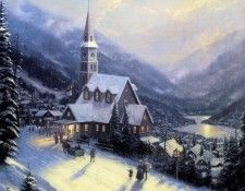 JLM-Thomas Kinkade-Moonlit Village. ������� �����