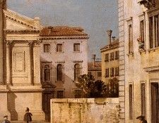 Canal Giovanni Antonio S Francesco Della Vigna Church And Campo. 