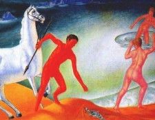 petrov-vodkin thirsting warrior 1915. -, 