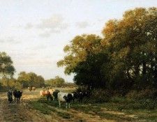 Sande Bakhuyzen van de Julius Landscape in Drenthe Sun. ,   Backhuyzen