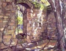 ruins-of-old-florida-mission(hugh ferguson)193-fl art csg018. , 