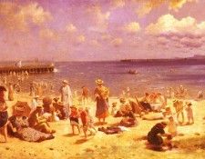 Truith Horace van Scene De Plage. Truith,  