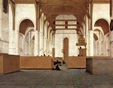 SAENREDAM Pieter Jansz Interior Of The Church Of St Odulphus Assendelft. Saenredam, ����� Jansz