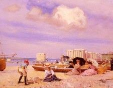 Chase Frank M Wear Bay Beach, Folkstone. ����, ����� M