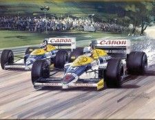 CorsaScan 036 Mansell And Piquet British GP 1986. , 
