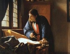 1668-69 The Geographer. Vermeer, Johannes