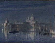 Santa Maria della Salute Venice Moonlight. ,  