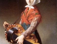 The Hurdy-Gurdy Girl. Richomme, ����