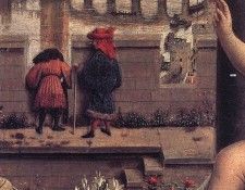 Eyck Jan van The Virgin of Chancellor Rolin detail 1. ,  