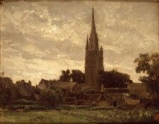 Haes Carlos de La torre de la iglesia. Cercanias de Douarnenez. ,  