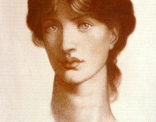 Rossetti Dante Gabriel Study For A Vision Of Fiammetta. ,  