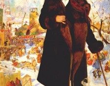 kustodiev portrait of chaliapin 1921. ���������, ����� (1878-1927)