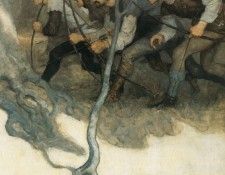 n c wyeth stalking the enemy. ,  
