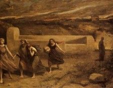 Corot The Destruction of Sodom. , --