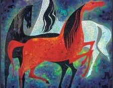 lrsEG033EarleEyvind ThreeNobleHorses. , 