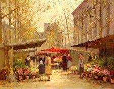 Cortes Edouard Marche Aux Fleurs A La Madeleine. ,  