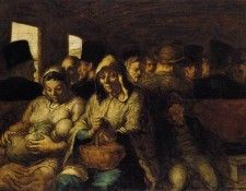 DAUMIER Honore The Third class Carriage. �����, �����