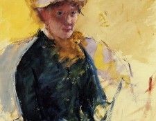 Cassatt Mary Self Portrait.  