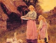Feeding the Ducks. Yeend,  