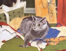 Lyn Estall - Merry Cat Mess, De. Estall, 
