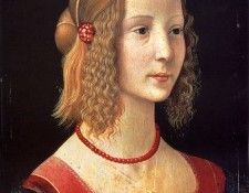 Ghirlandaio Domenico Portrait Of A Girl. ����������, ��������