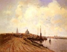 Delfgaauw Gerardus Jacobus View of Rotterdam. Delfgaauw ���� ��������