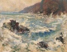 twachtman sea scene 1893. Twachtmann,  