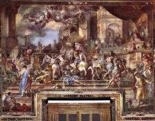 SOLIMENA Francesco Expulsion Of Heliodorus From The Temple.  