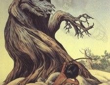 bs-ahp- Bev Doolittle- The Grizzly Tree. , 