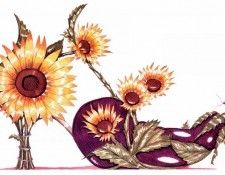 Dennis Kyte - Eggplant & Sunflower, De. , 