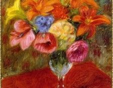 Glackens-PoppiesLiliesAndBlueFlowers-sj. Glackens, 