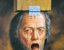 am-Rafal Olbinski King Lear. Olbinski, 