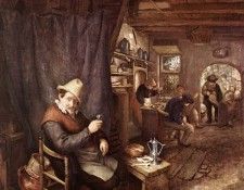 OSTADE Adriaen Jansz van The Drinker. ,  