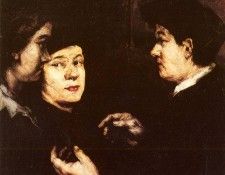 Ribot Theodule Augustin The Conversation. ����, Theodule ��������