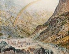 A Mountain Road Flood Time Honister. ������� ���� ��������