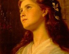Anderson Sophie Portrait Of Young Girl. ��������, ���� Gengembre