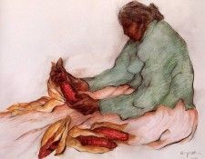 Gorman, RC - Woman Shucking Corn (end. ������, ���� �������