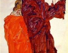 Schiele The truth unveiled, 1913, 48.3 x 32.1 cm,. ����, ����