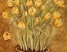 Annette de Langston - Sunny Tulips, De. Langston,  