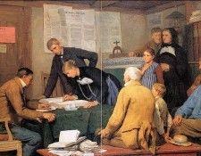 Anker Albert The civil marriage Sun. �����, �������