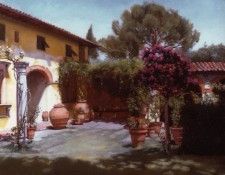 Courtyard in August. Hyde, 