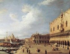 Canaletto View of the Ducal Palace. ���������