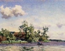 Tholen Willem Bastiaan A Farm On The Waterfront The Kaag. , 