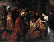 Rubens Adoration of the Magi. ������, ����� �����