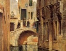 Stewart Julius LeBlanc Venetian Canal. ,  