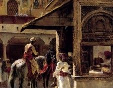 Weeks Edwin Street Scene In India. ,  