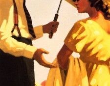 Vettriano, Jack - The Direct Approach detail (end.  